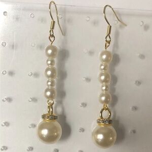 Elegant Pearl Drop Earrings